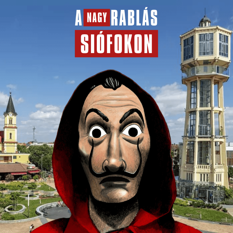 A nagy rablás szabadtéri szabadulószoba Siófokon szabadtéri szabadulós játék