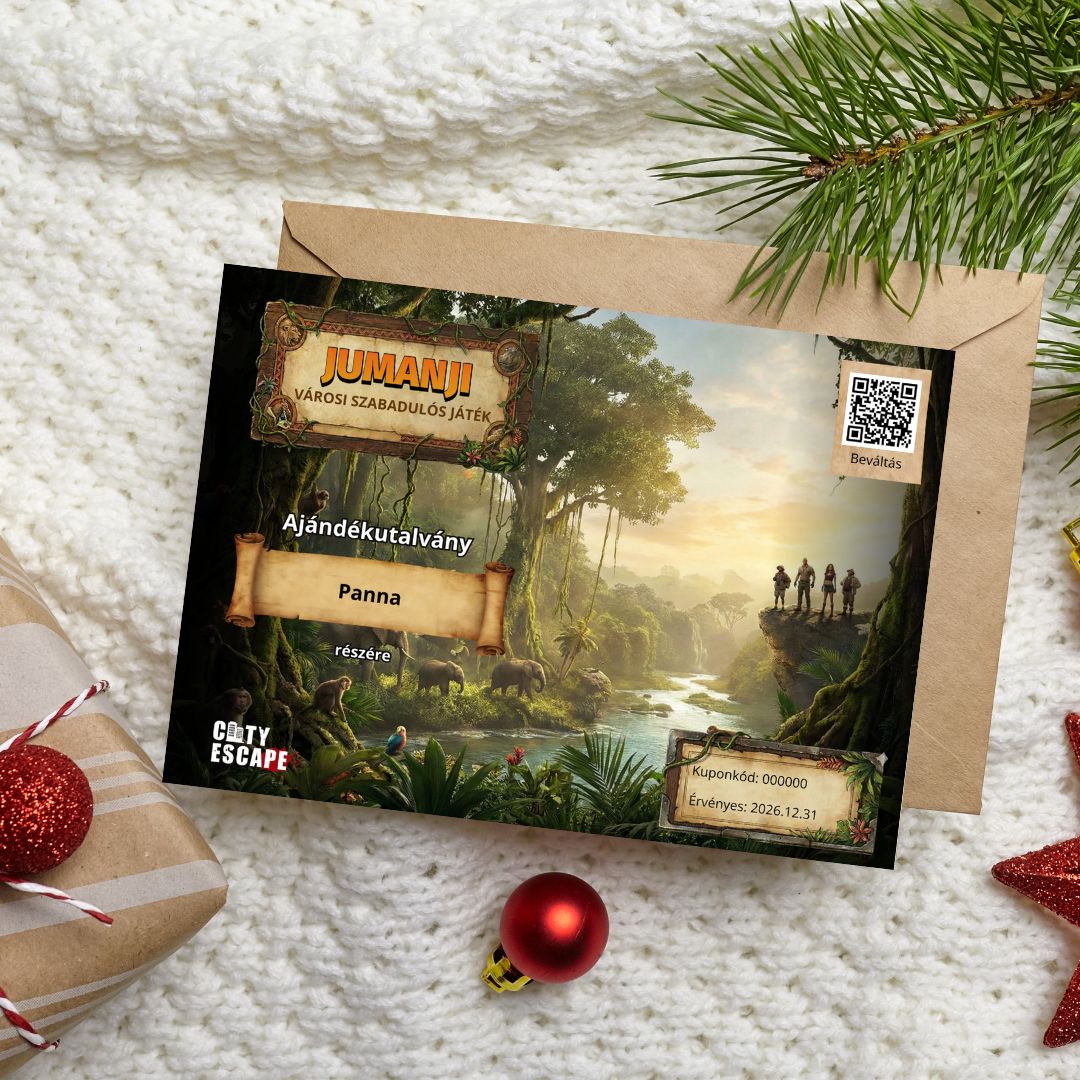 Ajándékutalvány a kézben