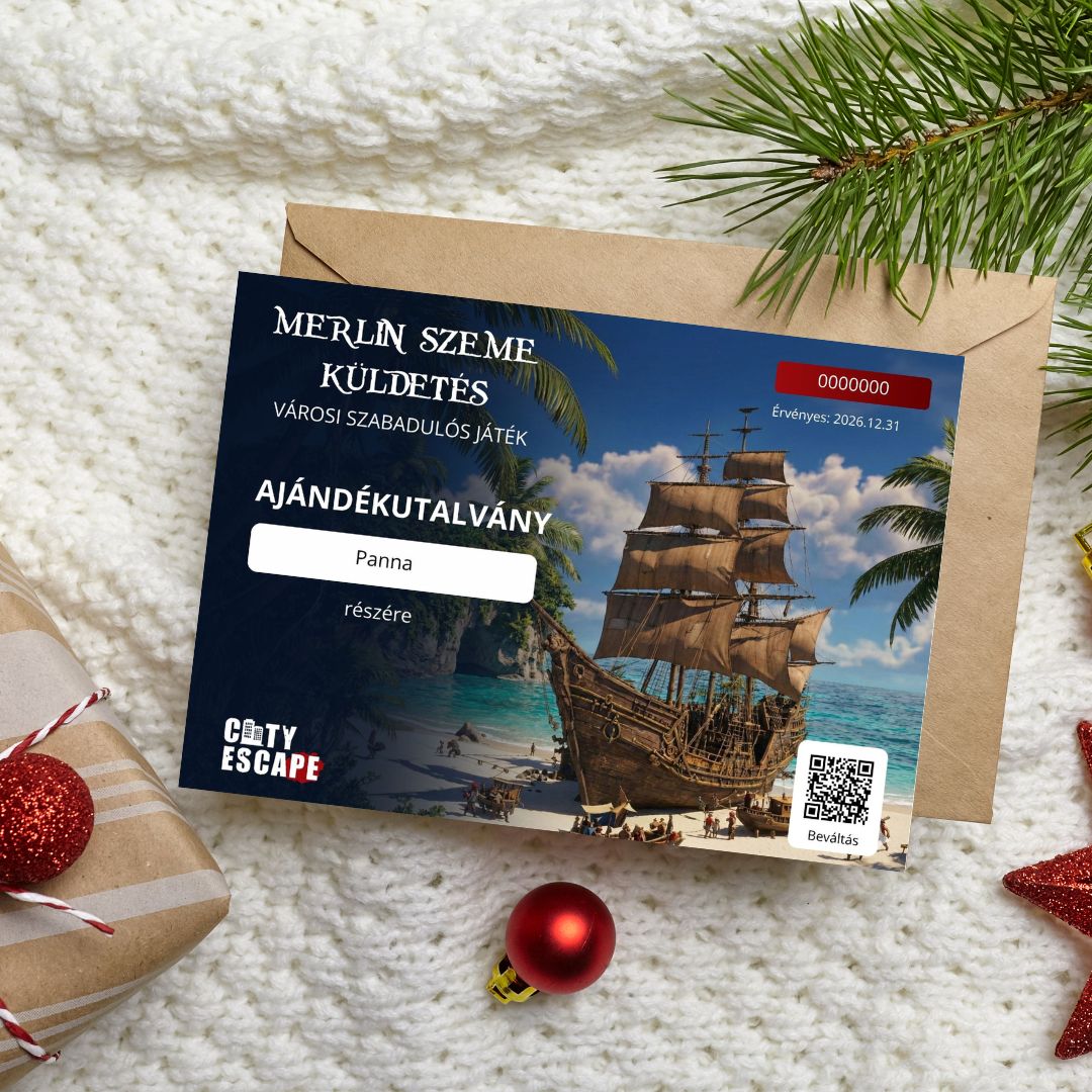 Ajándékutalvány a kézben