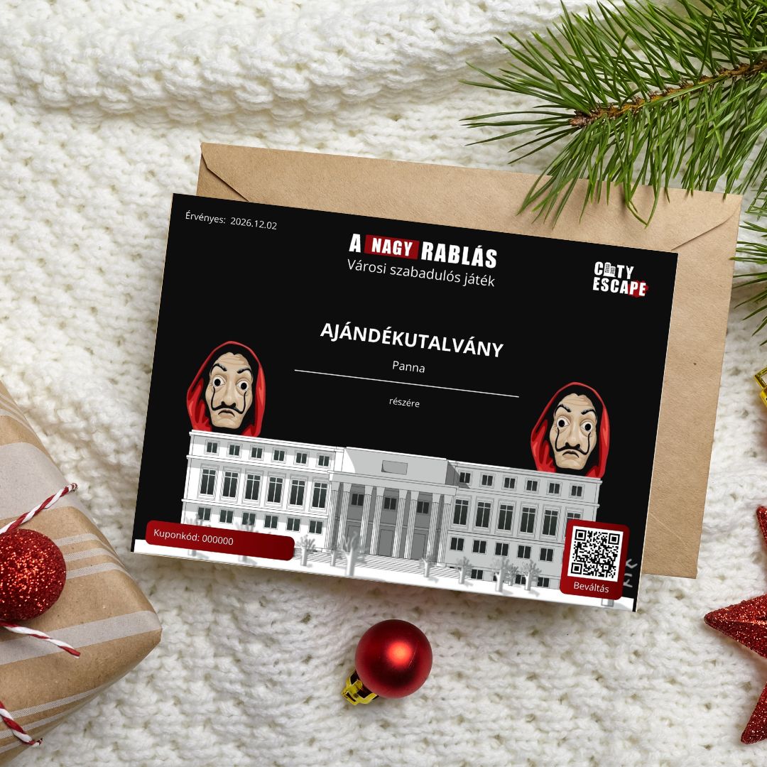 Ajándékutalvány a kézben