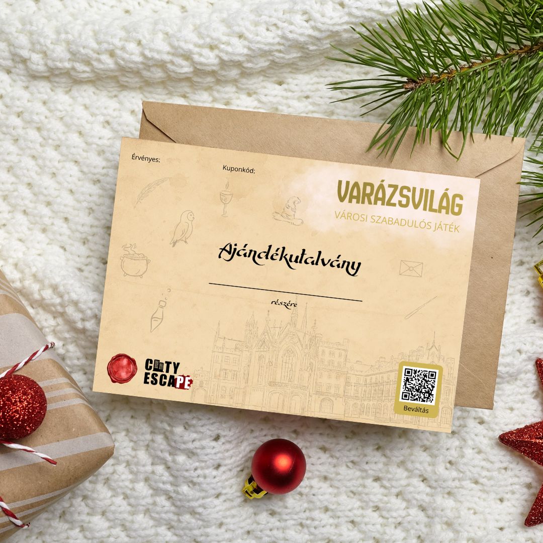 Ajándékutalvány a kézben