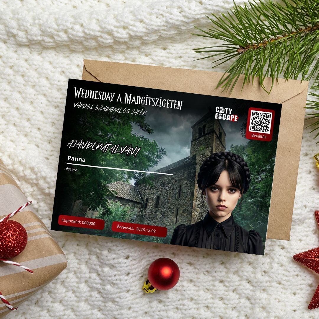 Ajándékutalvány a kézben