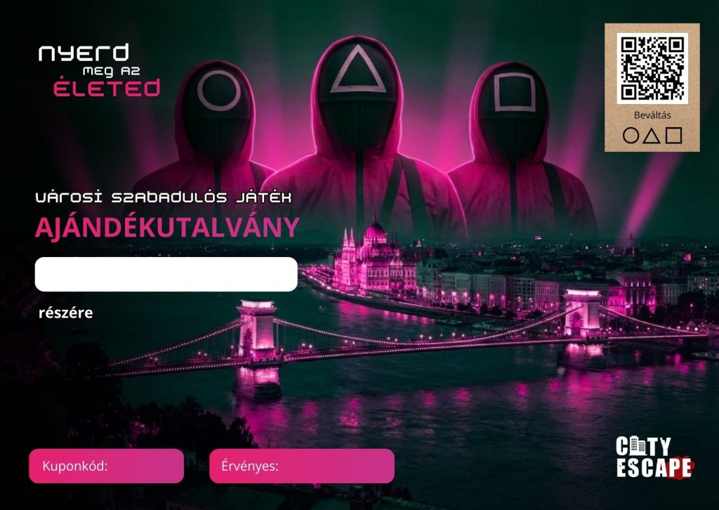 Nyerd meg az Életed szabadtéri szabadulószoba ajándékutalvány