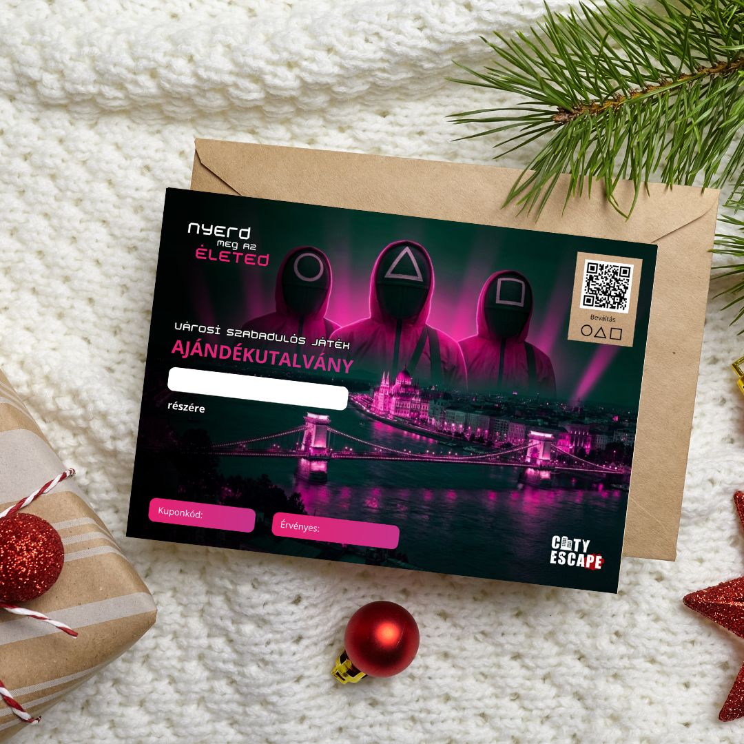 Ajándékutalvány a kézben